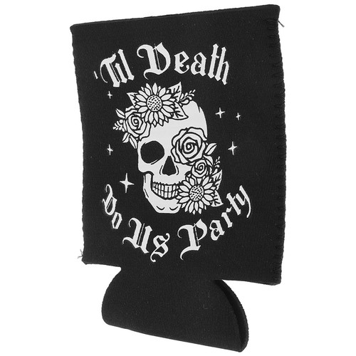 Insulated black neoprene can - insulated,