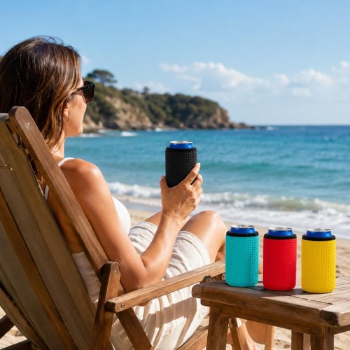 Neoprene can cooler sleeves - 4x,