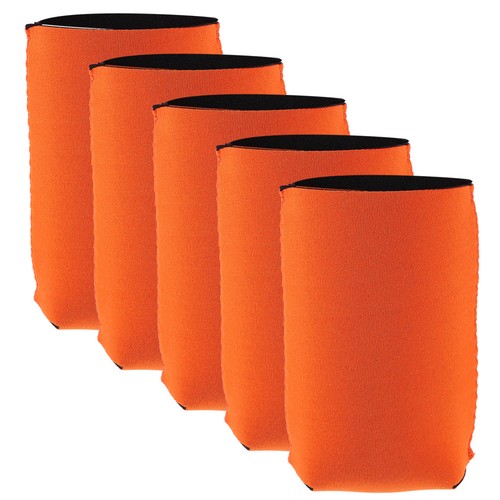 Reusable orange can cooler - reusable,