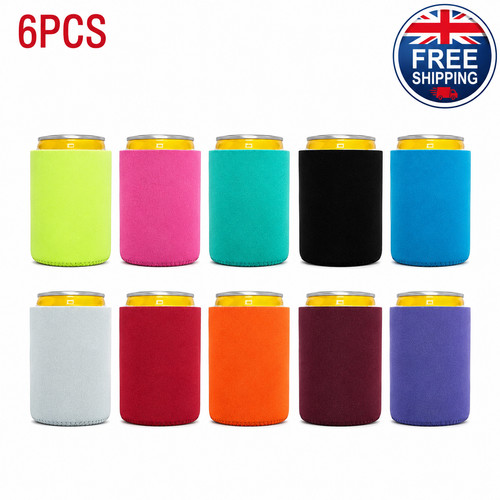 6pcs reusable beer can cooler - reusable,