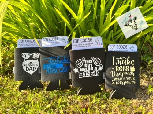Can cooler sleeve personalised - can,