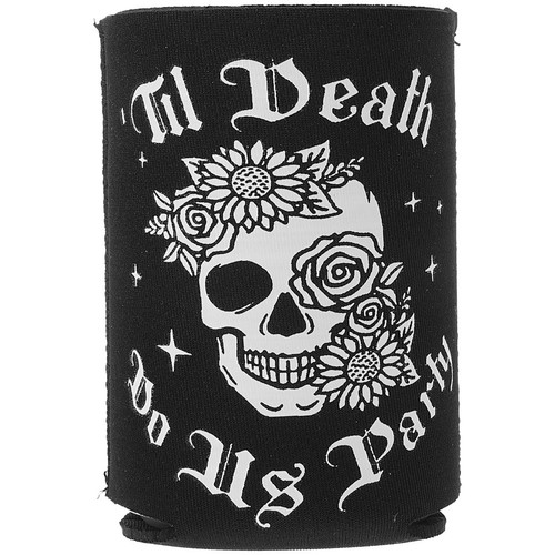 Black neoprene reusable beer - black,