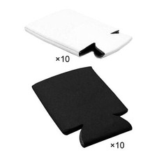 10 Pack Blank Beer Can Coolers